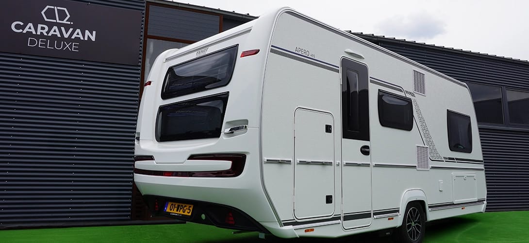 Fendt Apero 495 SKM plattegrond Fendt Apero 495 SKM plattegrond Caravan Deluxe caravan huren